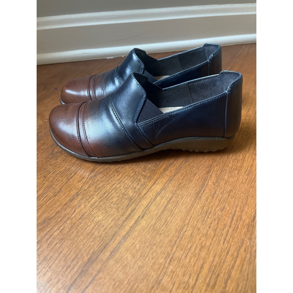 Naot Slip On Loafers Blue Brown Ombru Size 36 U.S. 5-5.5